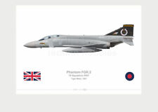 Warhead Illustrated Phantom FGR.2 74 SQN RAF XV423 Aircraft Print picture