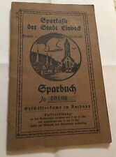 1932 German Savings Account Passbook - Sparkasse Der Stadt Einbeck picture