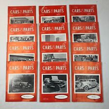 Vintage 1969 Cars And Parts Lot of 12 Magazines Complete Full Year Automobiles picture