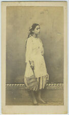 CDV circa 1865 Boyer in Algiers. Young Jewish Woman? Algeria. Judaica? picture