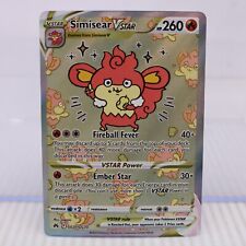 A7 Pokémon Card TCG SWSH Crown Zenith Simisear VStar GG Ultra Rare GG37/GG70 picture