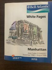 RARE Vintage 1998-1999 Bell Atlantic White Pages, 1,650 Pages picture
