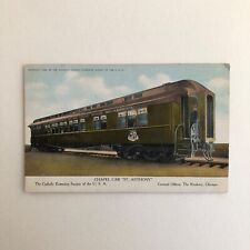 1908 Railway Chapel Car St. Anthony The Rookery Chicago, IL Vintage Postcard R picture