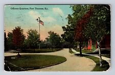 Fort Thomas KY-Kentucky, Officers Quarters, Antique, Vintage c1913 Postcard picture