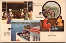 c1940s PAN-AMERICAN WORLD AIRWAYS / PAN-AM Aviation Postcard 