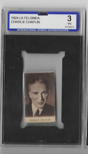 RARE 1924 LA FELSINEA - CHARLIE CHAPLIN - RARE ITALIAN CARD picture