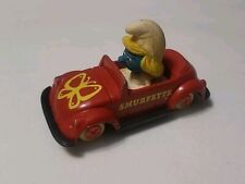 Vintage The ERTL Co. 1982 Smurf #1 No. 3342w Smurfette In Car Metal (20 picture