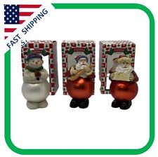 Holiday Collection Set Of 3 Figurines picture