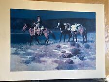 James Reynolds Poster Lithograph Print Western Horse Cowboy  Signed 52/300 picture