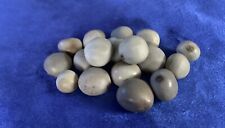 Sea Beans (3) Good Luck Talisman Evil Eye protection Gray Nickernut picture