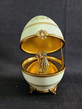 Limited Edition Faberge Limoges Egg, Faye & Alex Spanos 50th Anniversary 1998 picture