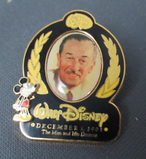 Walt Disney Dec 5 1901 The Man & His Dreams 2002 Enamel Pin f4 pr picture