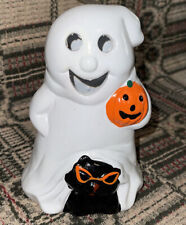 Vintage Whimsical Halloween Ghost Tealight picture