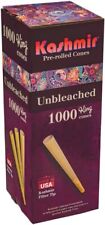 Pre Rolled Cones King Size Unbleached Rolling Papers Cones 1000 Bulk by Kashmir picture