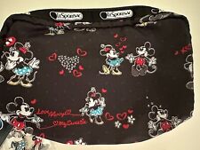 Disney LeSportsac Mickey Loves Minnie Zippered Cosmetic Case Bag nwt picture