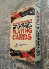 Vintage Playing Cards Paralyzed Veterans of America Tribute Deck  Bridge Size  picture