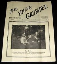 PROHIBITION MAGAZINE 1919 THE YOUNG CRUSADER ANTI-ALCOHOL TOBACCO EVANSTON WCTU picture