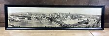 Antique Wood Framed Yard Long Picture “The Workshop Of The World” Pittsburgh, PA picture