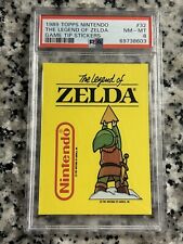 The Legend Of Zelda 1989 Topps Nintendo Game Tip Stickers #32- PSA 8 NM-MT picture