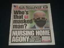 2020 MAY 26 NEW YORK POST NEWSPAPER - WHO'S THAT MASKED MAN? picture