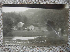 RPPC-MUDDY CREEK FORKS PA-MILL-HOUSE-BIGLER-DALLASTOWN-YORK COUNTY-REAL PHOTO picture