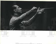 1980 Press Photo Conductor Rafael Fruhbeck de Burgos at Milwaukee Orchestra picture