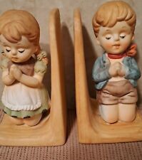 Beautiful Boy And Girl Praying Book Ends For Storytime picture