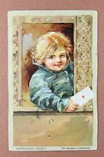 Tsarist Russia Kharkiv George Borman confectionery postcard 1912 BEM. Boyar BOY  picture