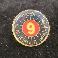 000 xxx 9 Cricket Marks Dart Souvenir Badge Award Lapel Hat Vest Pin picture
