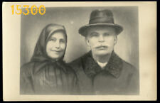 Vintage Photograph, older couple, amazing photo like graphic, rare 1920’s Hungar picture