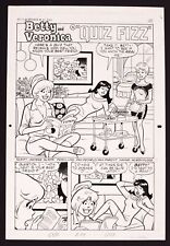 Original Art from Betty & Veronica #53 (1992) Complete 5-Page Story 'Quiz Fizz' picture