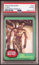 1977 Topps - #207 C-3PO (Anthony Daniels) - Star Wars Card - PSA 4 VG-EX picture