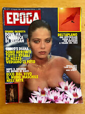 Epoca Magazine August 1981 . Ornella Muti photo cover . Pin up inside . NM picture