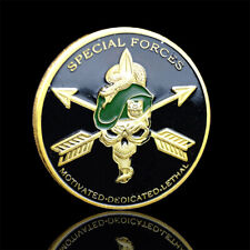 50 PCS GREEN BERET US Coin United States Gold Plated Collectible Army picture