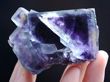 115g Natural Devil's Eye Purple FLUORITE Mineral Specimen/Inner Mongolia  China picture