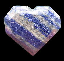 Wow beautiful Diamond cut Lapis Lazuli Heart picture