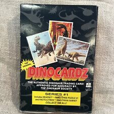1992 DINOCARDZ DINOSAURS Series 1 CARD BOX Factory Sealed 36 Packs. Rare picture