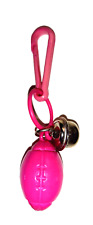 Vintage 1980s Plastic Charm Football Pink 80s Charms Necklace Clip On Retro picture