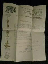 1956 Student Confirmation Form London Institute & Morris School of Hairdressing picture
