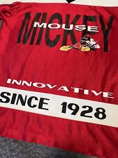 Vintage 90's Starter Mickey & Co Sports Club Hockey Jersey Sz Med Disney Mouse picture
