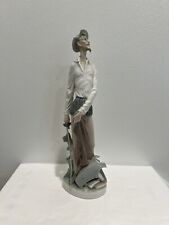 Vintage Lladro Multicolor Ceramic Don Quixote Standing Figurine 4