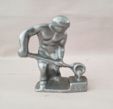 Early WILTON ARMETALE Pewter - Blown Glass Foundry Figurine picture