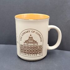 Vintage Library Of Congress Stoneware Coffee Mug Jefferson Books Quote picture