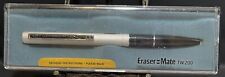 Vintage Erase-Mate TW200 Pen Silver & Black 1978 Made in USA picture