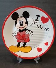 I Heart Minnie Dish Micky Mouse I Love Minnie Disney 7.5