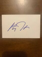 CHRIS TAYLOR - TEXAS A&M FOOTBALL - AUTHENTIC AUTOGRAPH SIGNED INDEX -B1657 picture