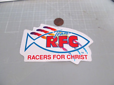 TEAM RFC Sticker / Decal  ORIGINAL old stock RACING picture