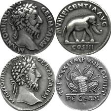 Marcus Aurelius 2 Coins of Marcus Aurelius, Roman REPLICA REPRODUCTION COINS picture
