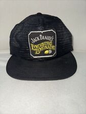 Vintage Jack Daniels Lynchburg Lemonade Snapback Trucker Mesh Cap Hat USA made picture