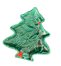 Lefton Green Holly Berry Christmas Tree 8